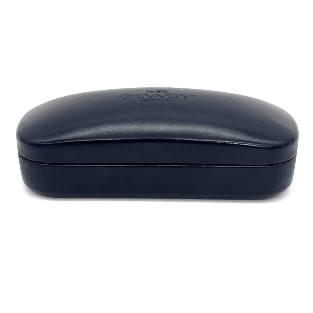 Coach New York Black Hard Shell Clamshell Eyeglass Sunglass Case - Picture 8 of 11